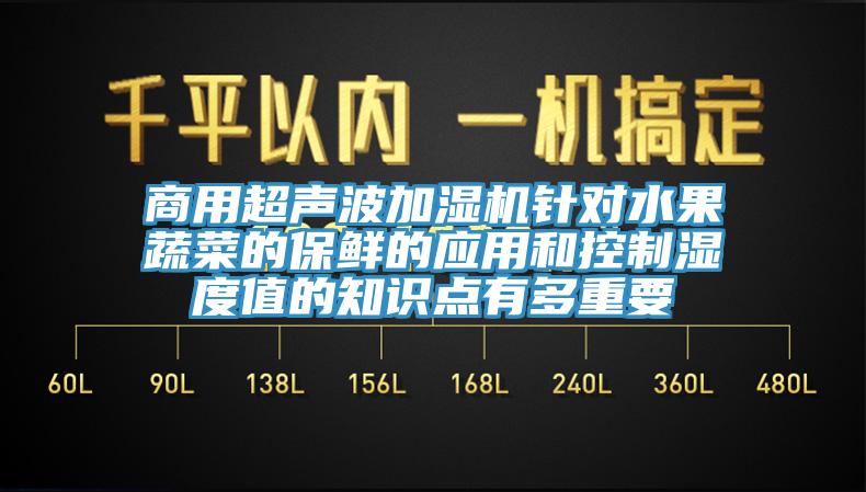 商用超聲波加濕機針對水果蔬菜的保鮮的應用和控制濕度值的知識點有多重要