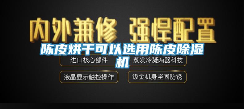 陳皮烘干可以選用陳皮除濕機