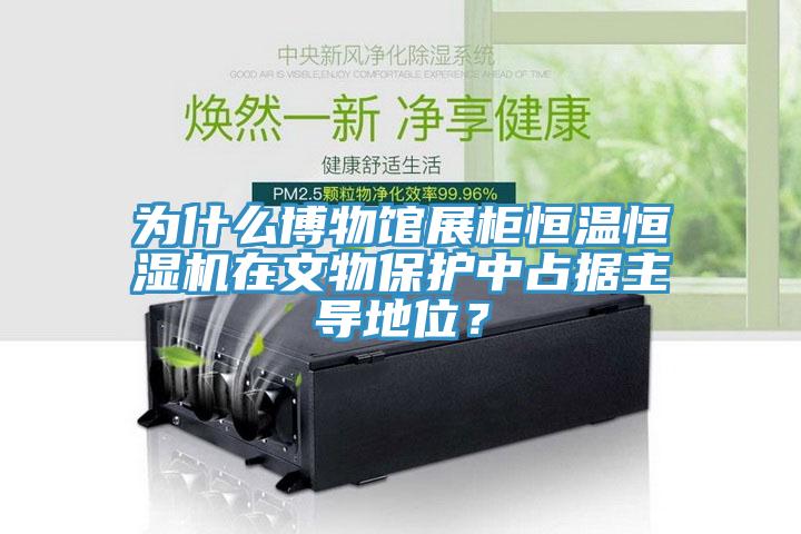 為什么博物館展柜恒溫恒濕機在文物保護中占據主導地位？