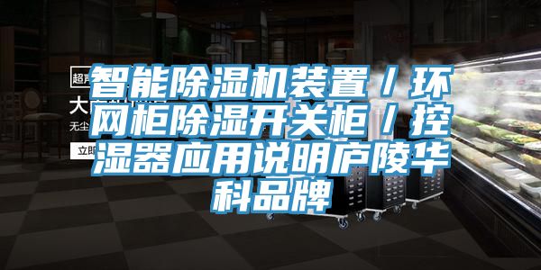 智能除濕機裝置／環網柜除濕開關柜／控濕器應用說明廬陵華科品牌