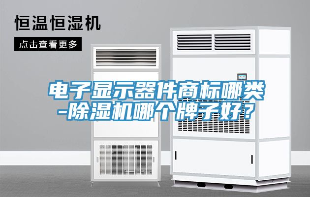 電子顯示器件商標哪類-除濕機哪個牌子好？