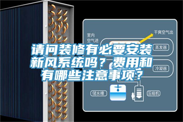 請問裝修有必要安裝新風系統嗎？費用和有哪些注意事項？