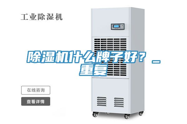 除濕機什么牌子好？_重復