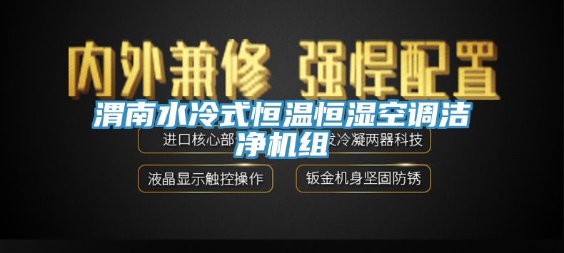 渭南水冷式恒溫恒濕空調潔凈機組